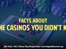 Facts about Online Casinos You Didn't Know